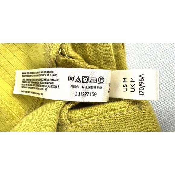 Intimately Free People Yellow Green Ribbed Crop Tank Top M Y2K Festival Grunge - Picture 4 of 7